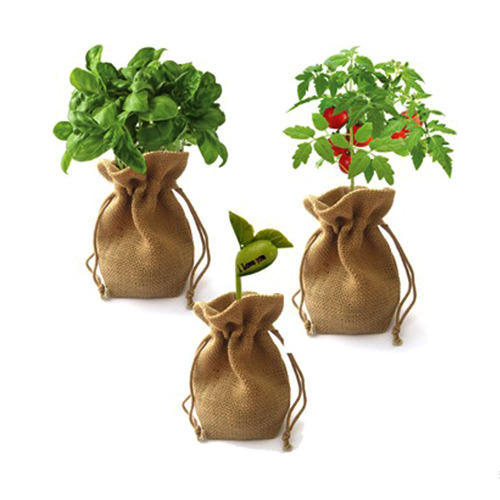 jute Geo Garden Bag Jute Grow Bag - sack planters, For Fertilizer, goldenjutecorporation.com