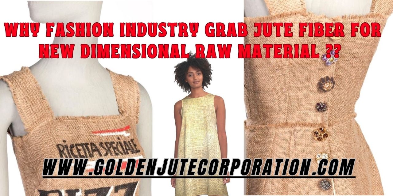 Why Fashion Industry Grab Jute Fiber For New Dimensional Raw Material ??
